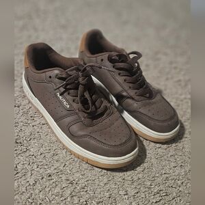 Nautica Kid's Brown Low-Top Sneakers